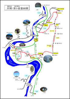 大城京ケ倉登山図